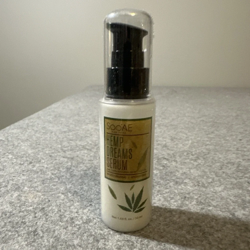 Soo'AE Hemp Dreams Serum Moisturizing Hydrating 1.69oz Brand New Korean